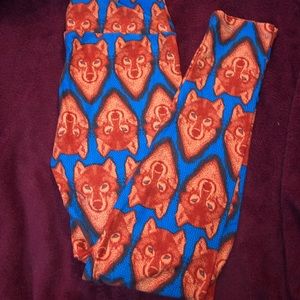 Amazing wolf LuLaRoe one size leggings!